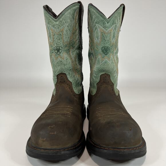 Ariat Tracey Composite Toe Work Waterproof Leather Western Boots Womens sz 8.5 B - Picture 5 of 14